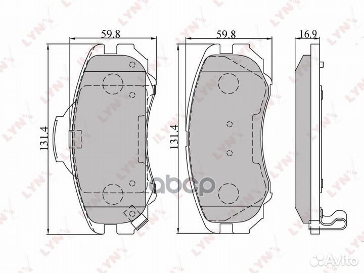 Колодки тормозные hyundai/KIA elantra/tucson/SP