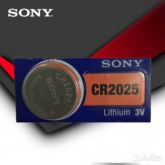 Батарейки cr2025 Sony (2 шт)