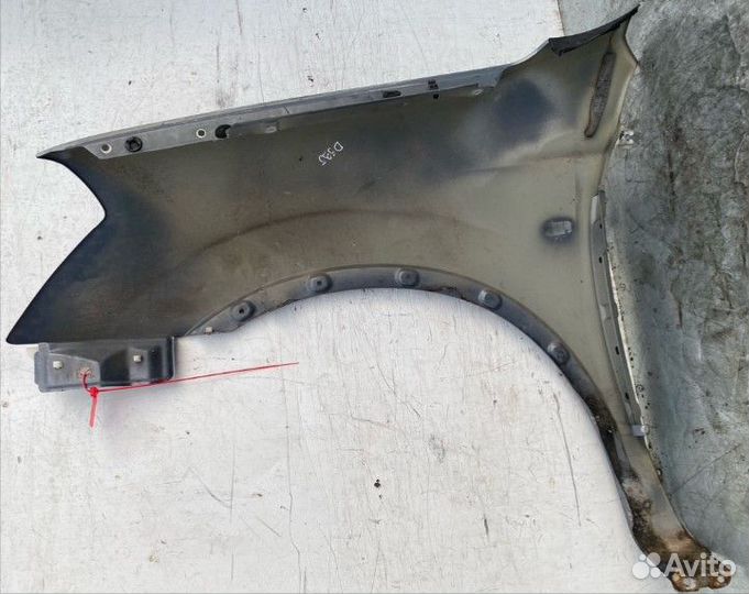 Крыло переднее правое Nissan Qashqai 2009