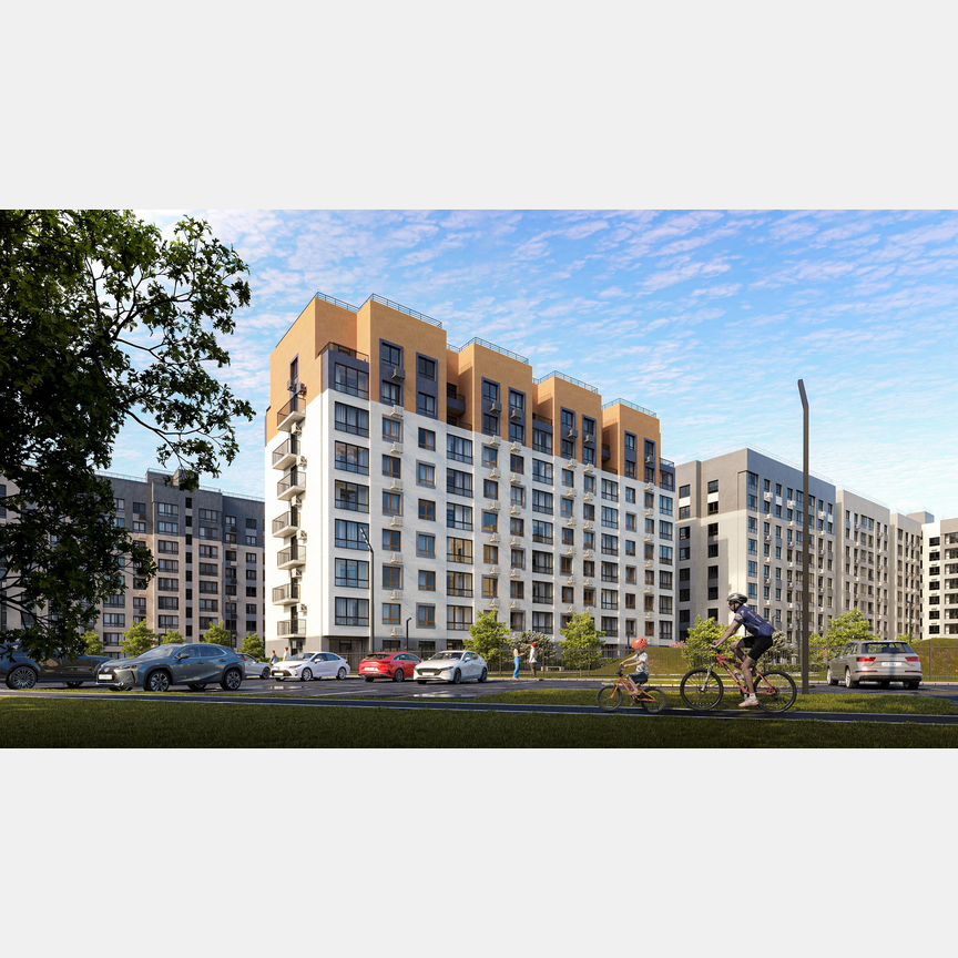 3-к. квартира, 71,3 м², 3/9 эт.