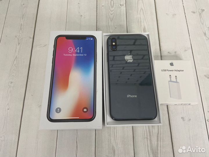 iPhone X 256 gb black A1352