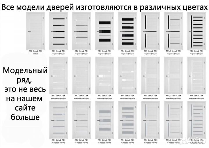 Межкомнатные двери 2500 моделей Замер установка