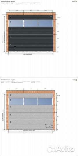 Гаражные ворота alutech prestige