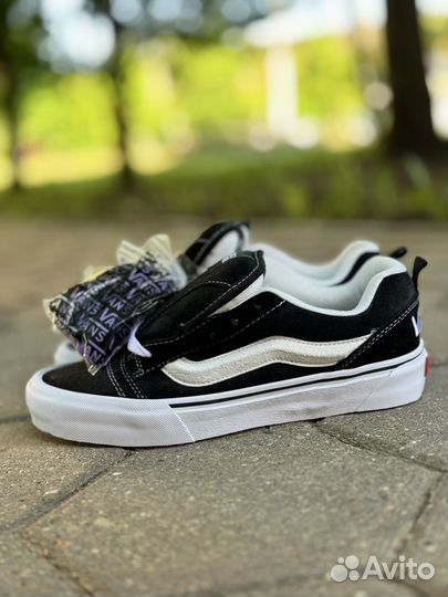 Кроссовки vans KNU skool potato black white