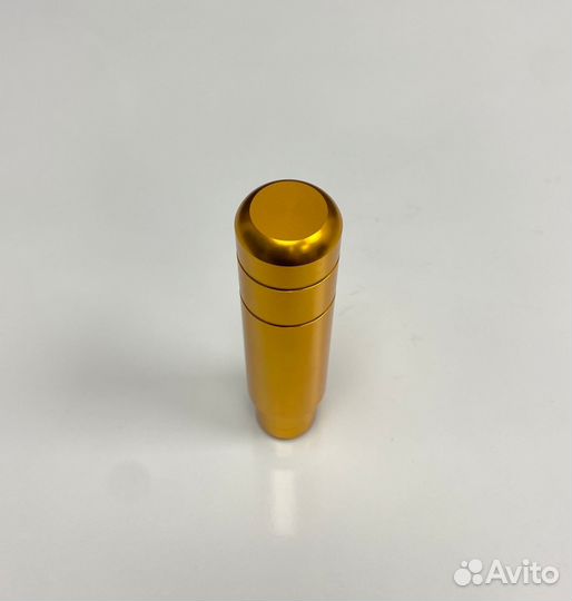 Ручка кпп длинная алюминь (золотая)