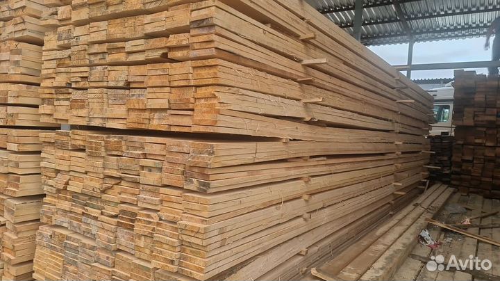 Доска обрезная 40х150х6000мм от производителя