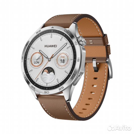 Huawei Watch gt 4 46mm коричневые PNX-B19