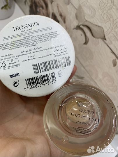 Trussardi парфюмированная вода