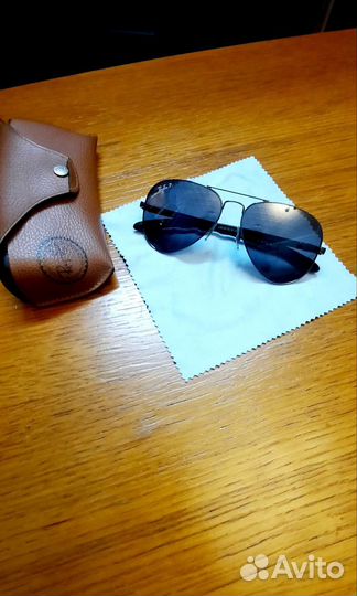 Очки ray ban aviator зеркальные
