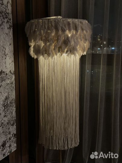 Абажур из макраме