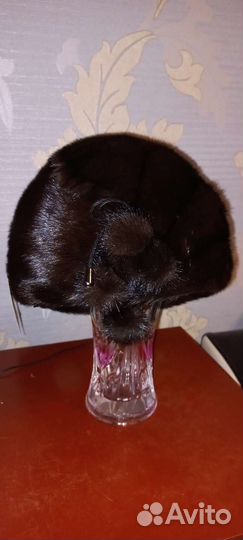 Шапка норковая женская новая