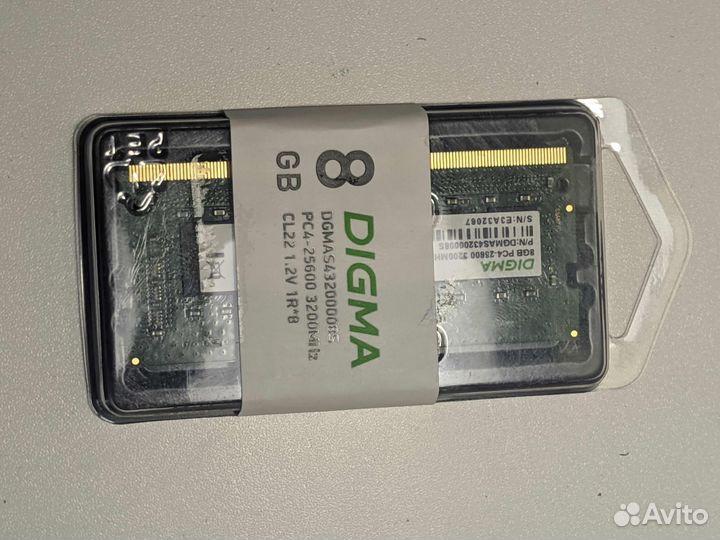 Оперативная память для ноутбука ddr4 8gb новая