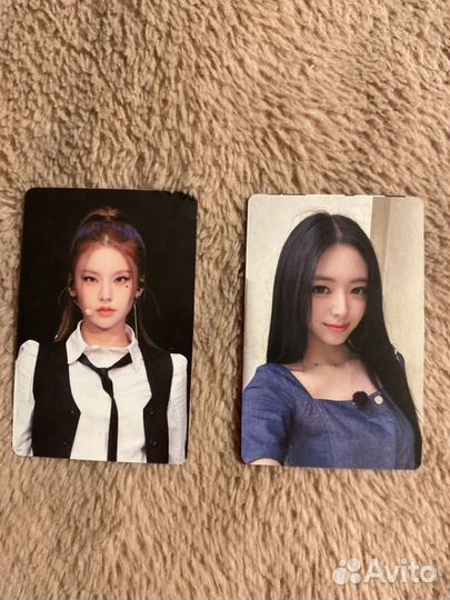 Карточки Юны и Йеджи