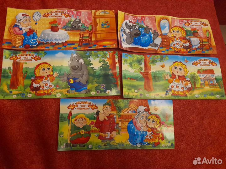 Ландрин Сказка на ладошке Красная шапочка, Теремок