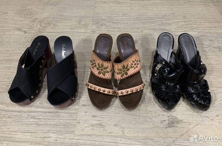 Сабо женские новые р.36 натуральная кожа