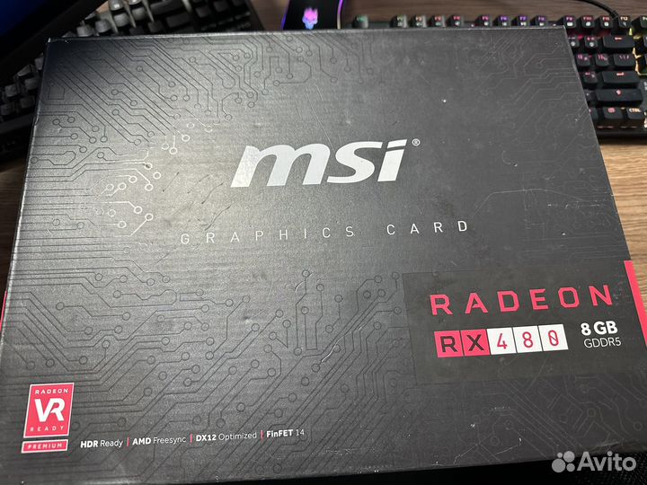 Видеокарта rx480 8gb