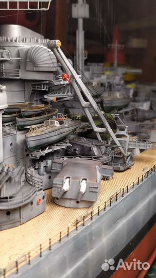 Линкор Bismarck (Бисмарк), 1/200