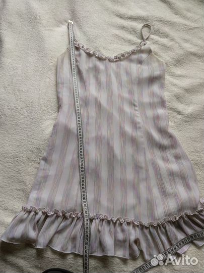Платье в бельевом стиле, из нулевых, s-m
