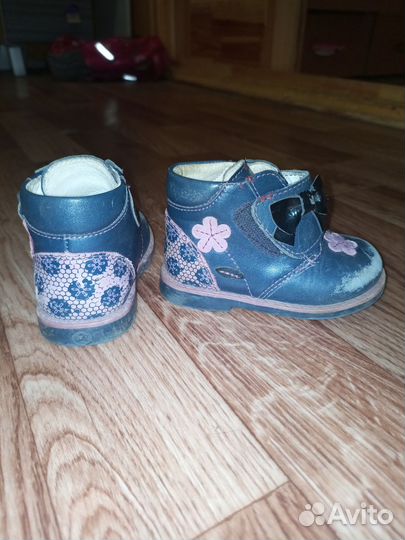 Осенние ботиночки для девочки 19 размер