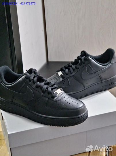 Кроссовки Nike Air Force 1 Low Black Оригинал (Арт