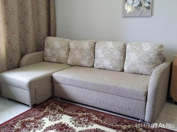 Большой угловой диван раскладной