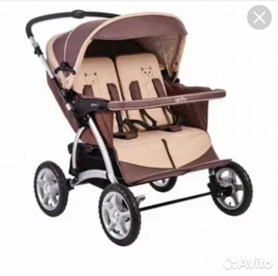 Коляска для двойни 2 в 1
