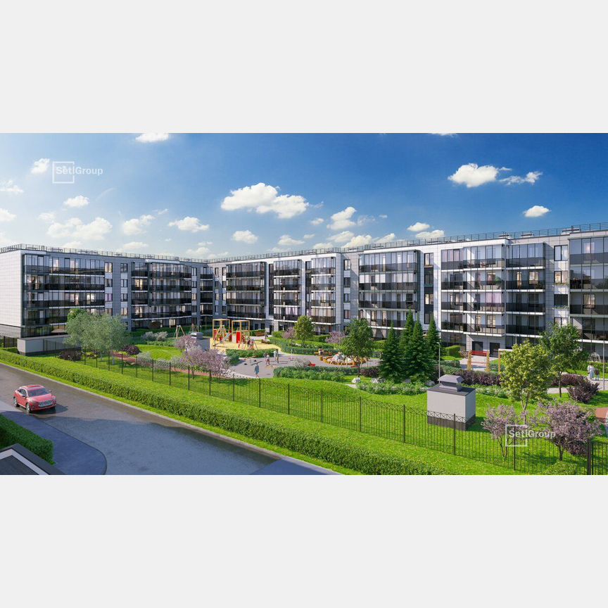 1-к. квартира, 44,4 м², 1/5 эт.