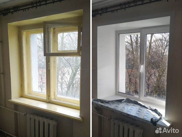 Пластиковые окна на заказ / остекление балконов