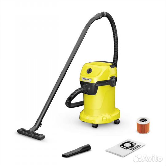 Пылесос Karcher WD 3 V-19/4/20 Yellow