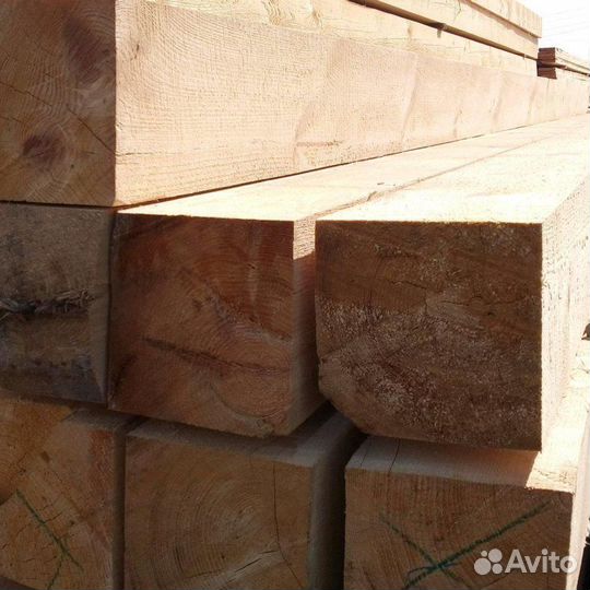 Брус обрезной ест. влаж. хвоя 2 сорт 150х150х6,0