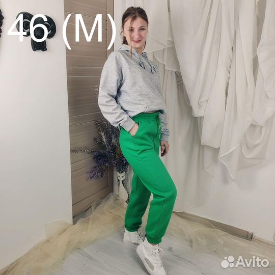 Джоггеры с флисом 7986