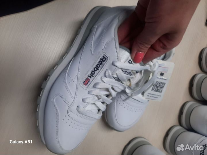 Кроссовки мужские Reebok Classic Leather кожа