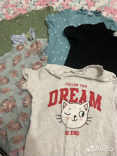 Детские вещи пакетомдля девочки 110-116
