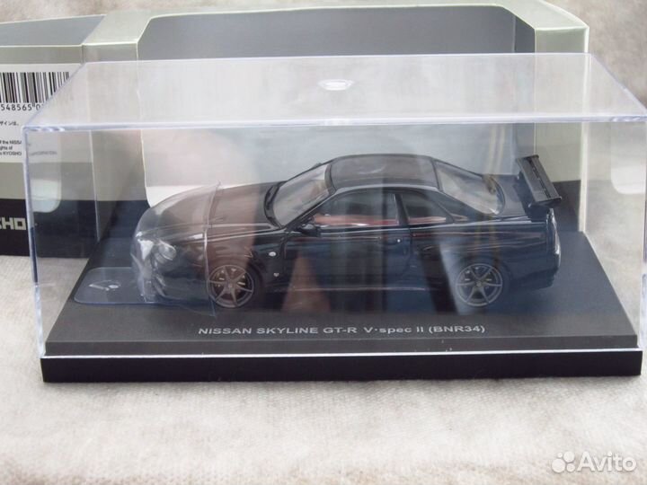 Nissan Skyline GT-R V spec II 2002 (BNR34) 1/43 Ky