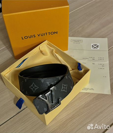 Двухсторонний ремень LV Initiales