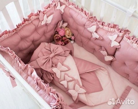 Бортики в детскую кроватку