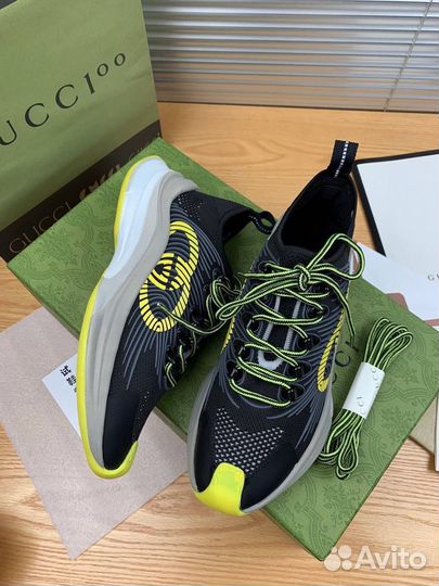 Мужскик кроссовки Gucci Run