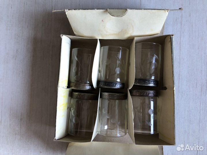 Стопки хрустальные СССР