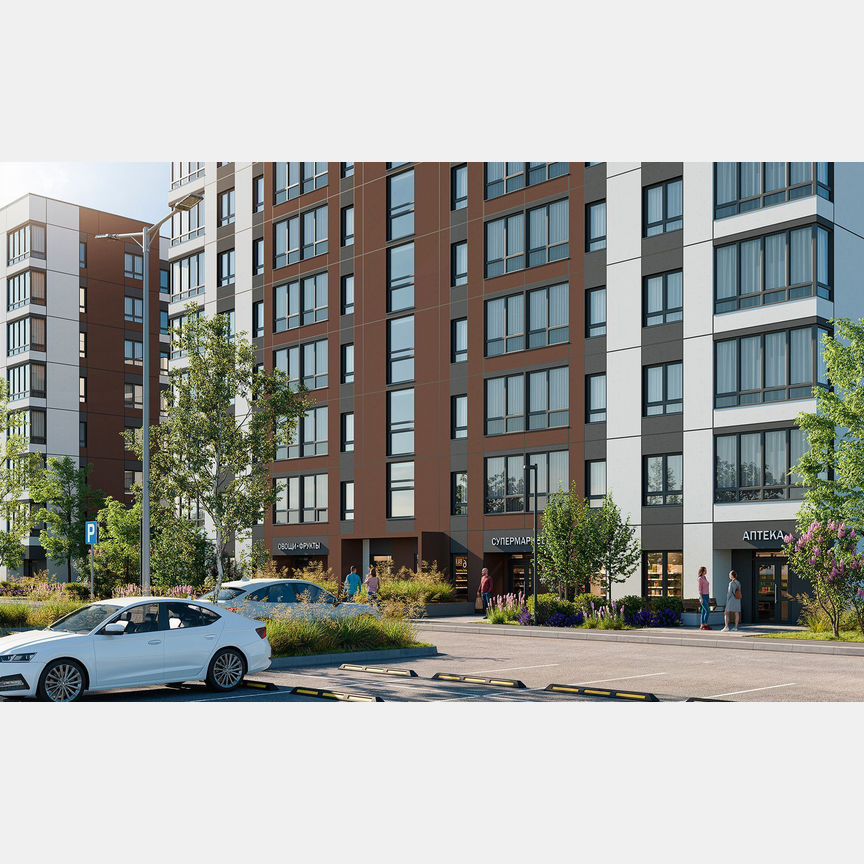 1-к. квартира, 37,3 м², 2/8 эт.