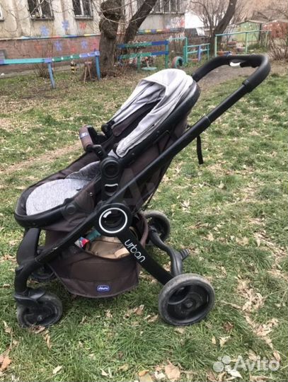 Коляска трансформер 2 в 1 chicco urban plus crosso