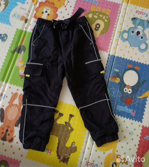 Утепленные брюки 98