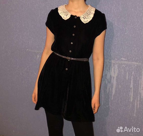 Платье велюр 42-44