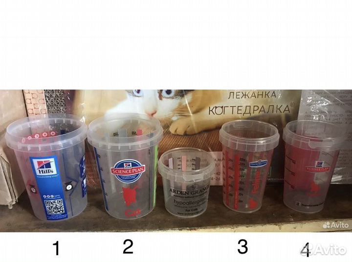Мерные стаканы для корма hills monge