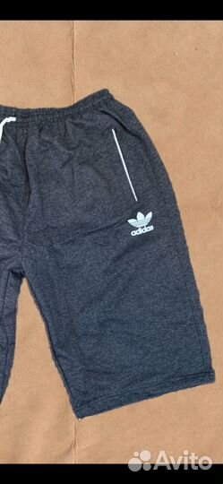 Шорты adidas мужские серые