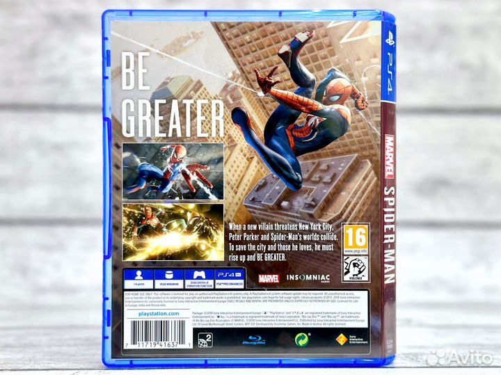 Marvel Человек-Паук 2018 (PS4) Б/У