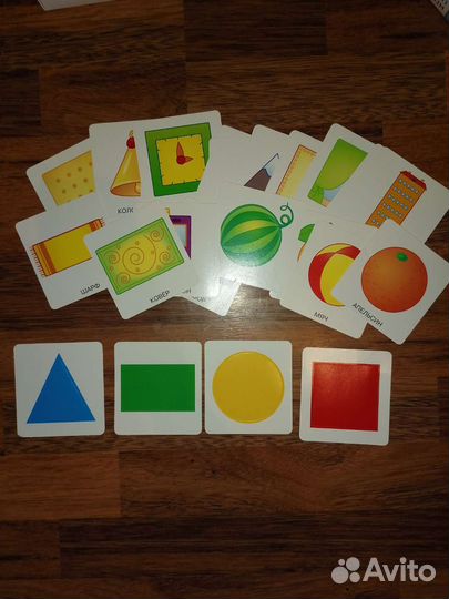 Развивающая игра. Квадратик и кружок