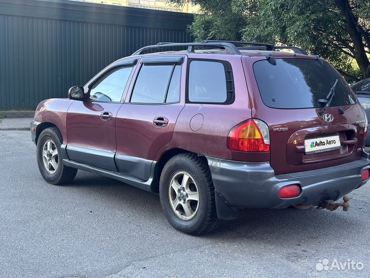 Hyundai Santa Fe 2.7 AT, 2002, 250 000 км