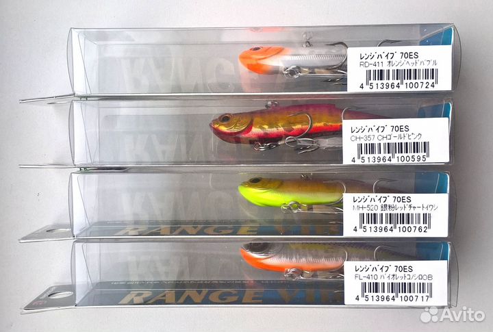 Вибы Bassday Range Vib 70ES (8 цветов). Оригинал