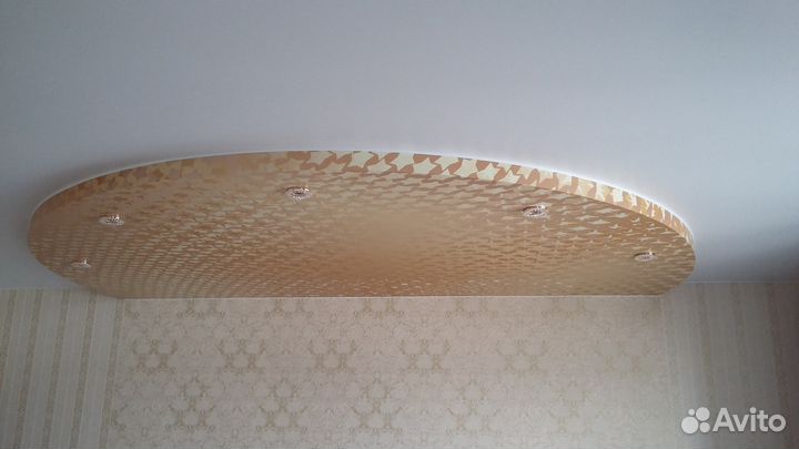 Натяжные потолки под ключ(без посредников,замер)