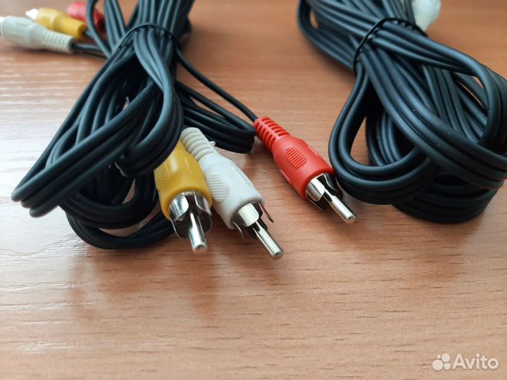 Кабеля тюльпаны Rca новые